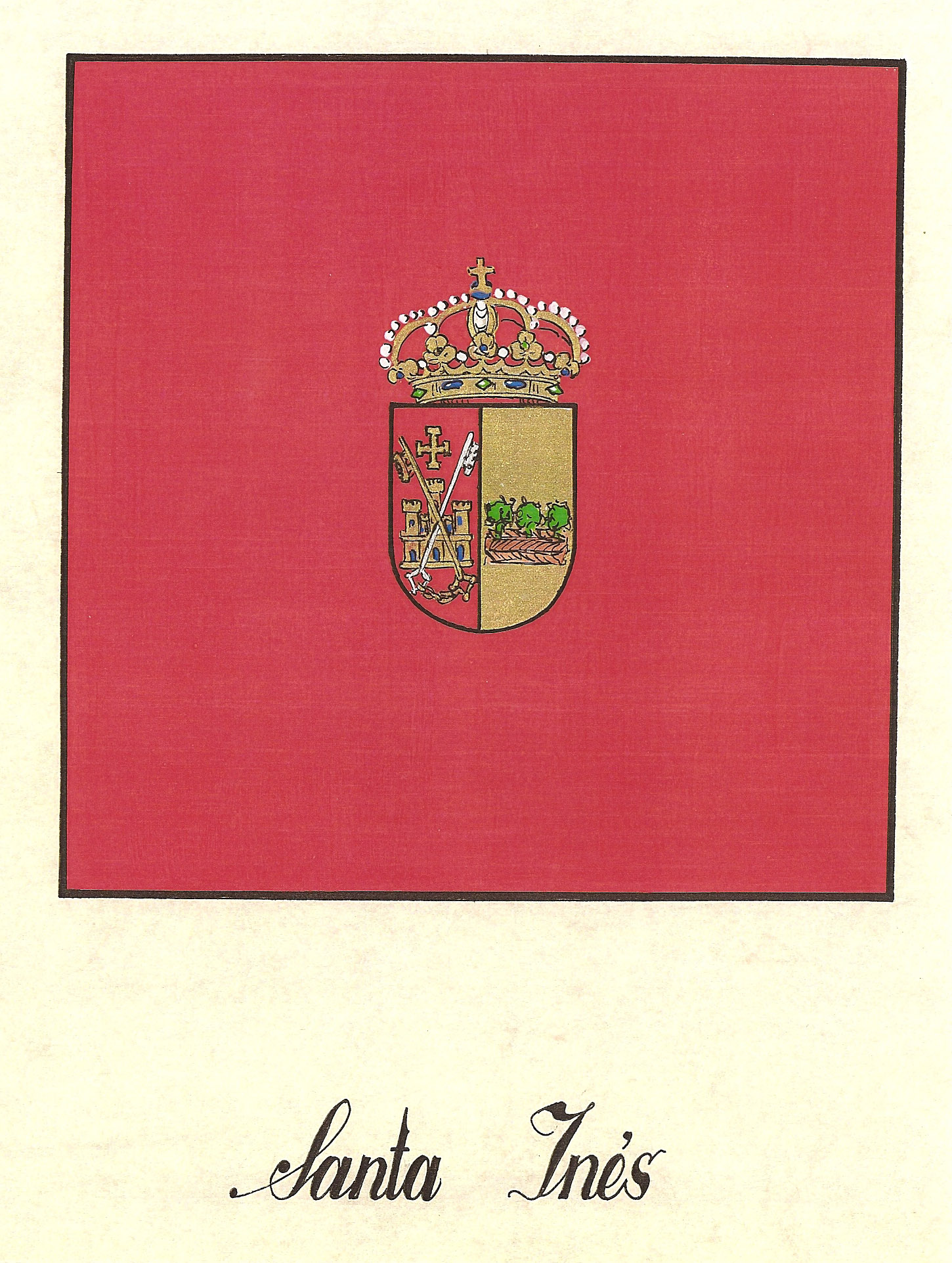 Bandera de Santa Inés